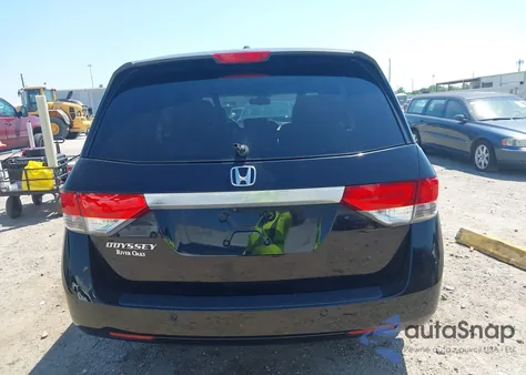 2014 Honda Odyssey Ex-L from USA, damaged, VIN 5FNRL5H68EB100506